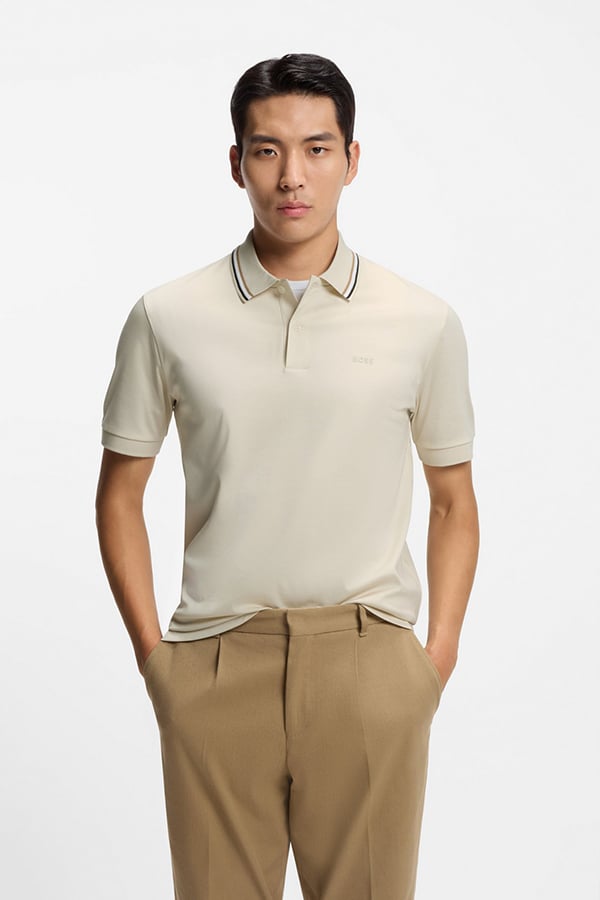 ΜΠΛΟΥΖΑ POLO BOSS - 131 ΕΚΡΟΥ